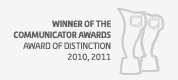 Communicator Awards Interactive Distinction