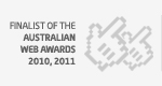 Finalist Australian Web Awards 2010
